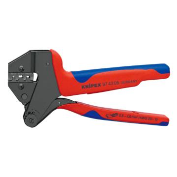 KNIPEX/凯尼派克 Knipex 系统压线钳（用于非绝缘端子和插塞式压接），压接0.5-6.0mm²，97 43 05