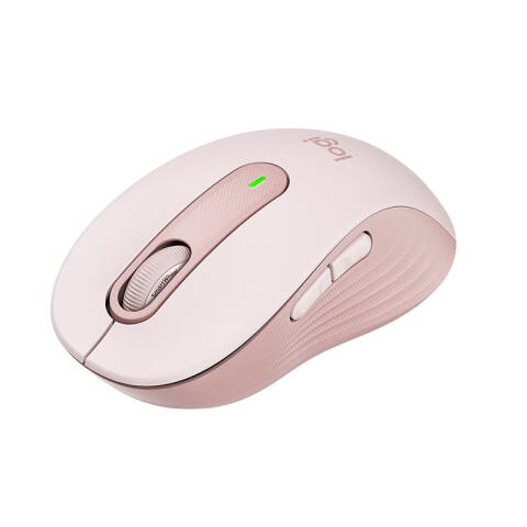 罗技Logitech 无线鼠标，M650 粉色 蓝牙无线办公鼠标