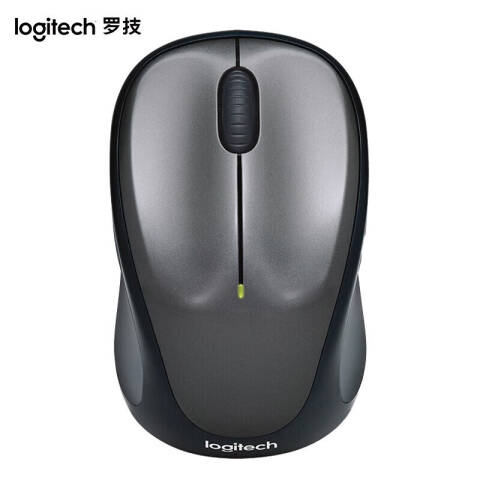 罗技Logitech 无线鼠标，M235 （灰色）