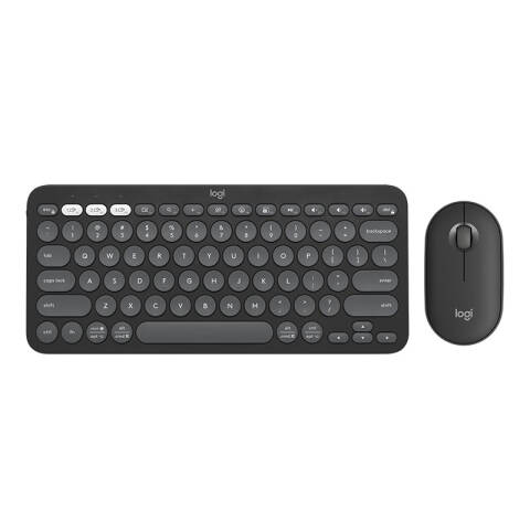 罗技Logitech 无线键鼠套装，PEBBLE 2 COMBO 夜幕黑