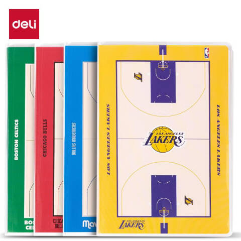 Deli/得力 T3272-QNBA胶套本(NBA2)(本)