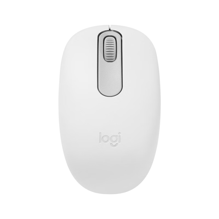 罗技Logitech 无线鼠标，M196 白色