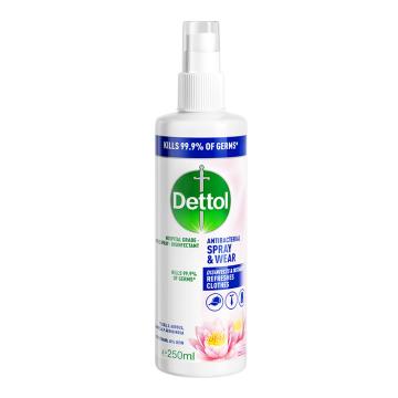 Dettol/滴露 衣物多效护理喷雾，睡莲幽香 250mL 单位：瓶