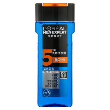 LOREAL/欧莱雅 男士去屑洗发露 ,活泉劲爽400ml