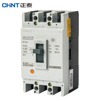 CHINT/正泰 NM1系列塑料外壳式断路器 ,NM1-63S/3300 63A G