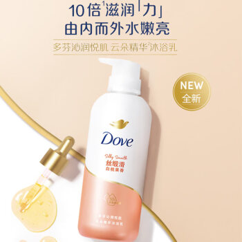 Dove/多芬 沐浴乳 白桃果香丝缎滑 500g