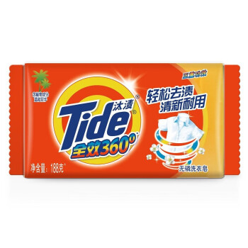 Tide/汰渍 洗衣皂 全效360度三重功效 188g