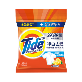 Tide/汰渍 洗衣粉 净白去渍柠檬清香 1.55kg