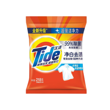 Tide/汰渍 洗衣粉 净白去渍升级 218g