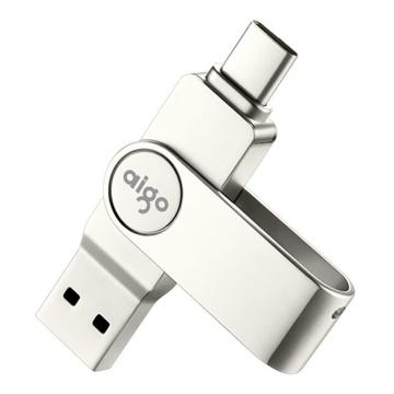 aigo/爱国者 TYPE-C手机U盘 双接口优盘 USB3.2高速读写大容量 USB3.1 U356-256GB