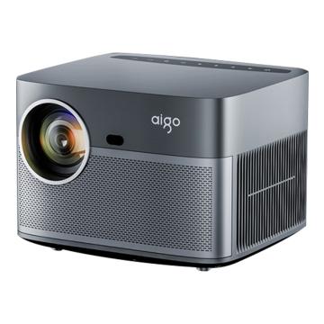 aigo/爱国者 家用投影仪 1080P高清 1500流明 支持WiFi+蓝牙 无感自动对焦 自动梯形校正 H01