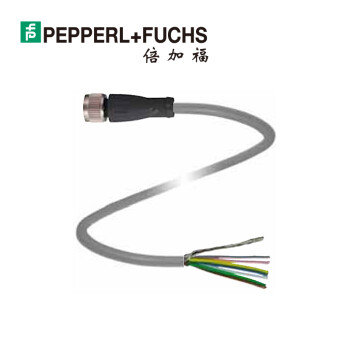 PEPPERL+FUCHS/倍加福 线缆插座，带屏蔽；V19-G-2M-PUR-ABG V19-G-2M-PUR-ABG