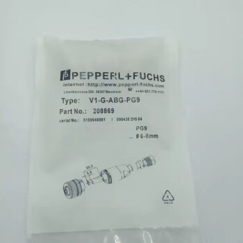 PEPPERL+FUCHS/倍加福 电缆接插件；V15B-G-ABG-PG9 V15B-G-ABG-PG9