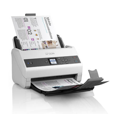 Epson/爱普生 A4馈纸式高速彩色文档扫描仪 双面扫描/85ppm (原厂三年保修)