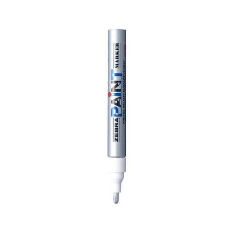 ZEBRA/斑马 PAINT记号笔油漆笔 2.5mm 10支/盒 MOP-200M 2.5mm （银色）
