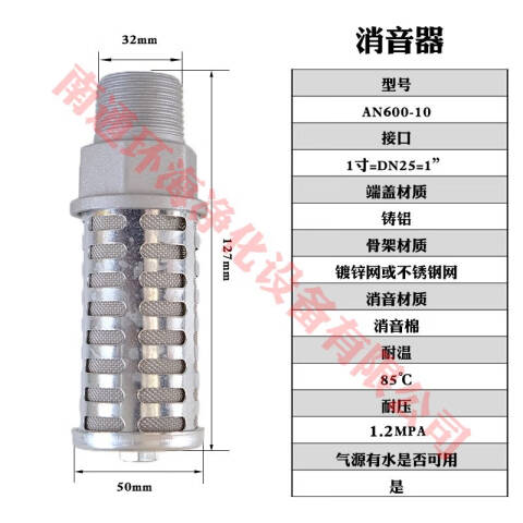 SMC 金属消音器 AN800-14