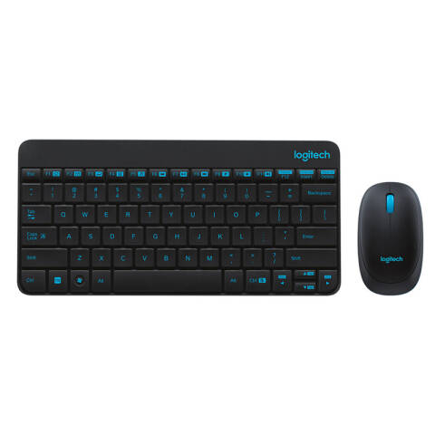 罗技Logitech 无线鼠标键盘套装，MK245 黑色