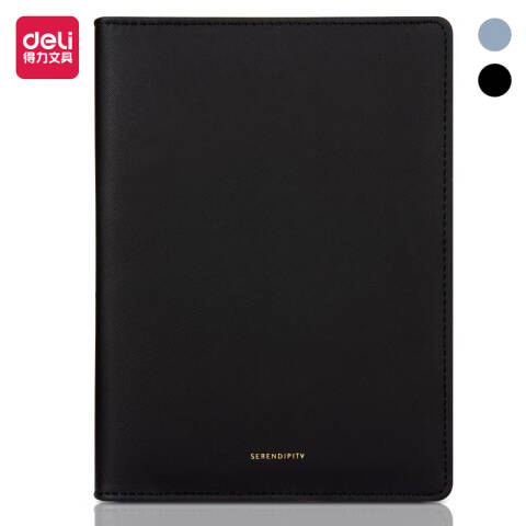 得力deli 22287万用手册-8.5in-210mm*145mm/100张(黑)