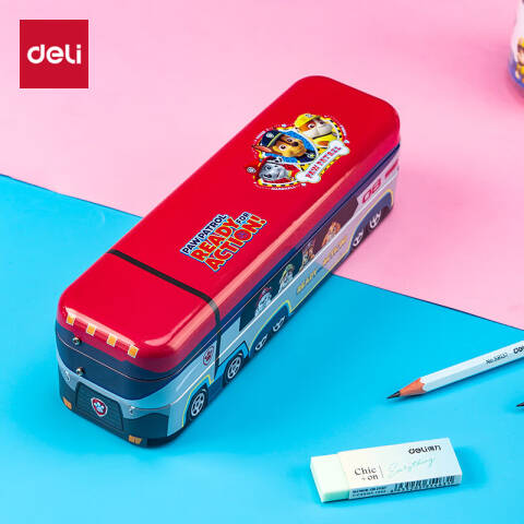 Deli/得力 70854汪汪队文具盒(红)