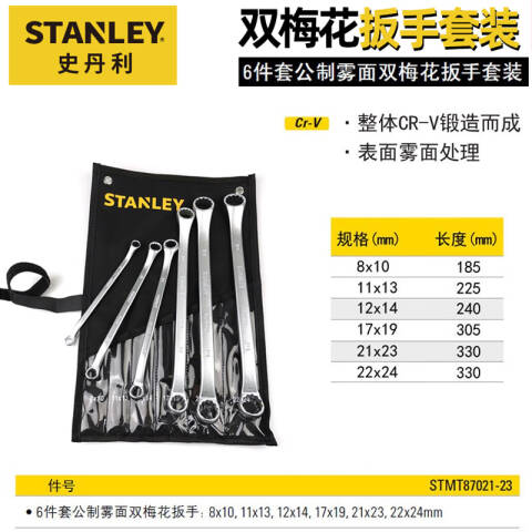 STANLEY/史丹利 梅花扳手套装 STMT87021-23