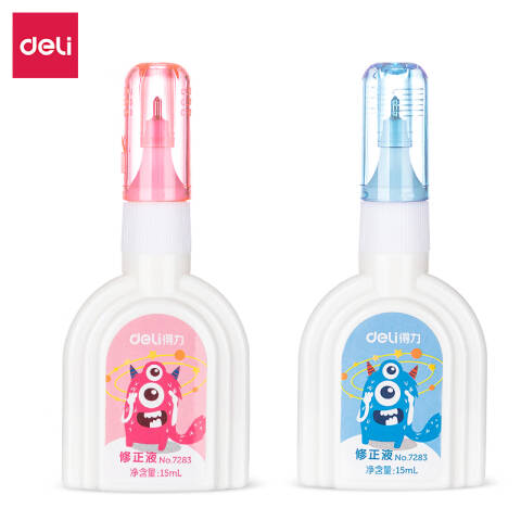 Deli/得力 优酷7283-修正液(混)(15ml/只)