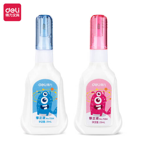 Deli/得力 优酷7284修正液(混)(15ml/只)