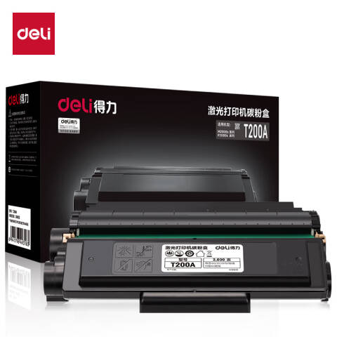 Deli/得力 T200A黑白激光打印机硒鼓(黑色)(个)