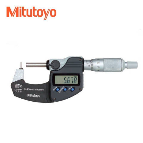 Mitutoyo/三丰 壁厚千分尺 395-264-30 圆柱测砧型 0-25、IP65级防护、不含第三方检测