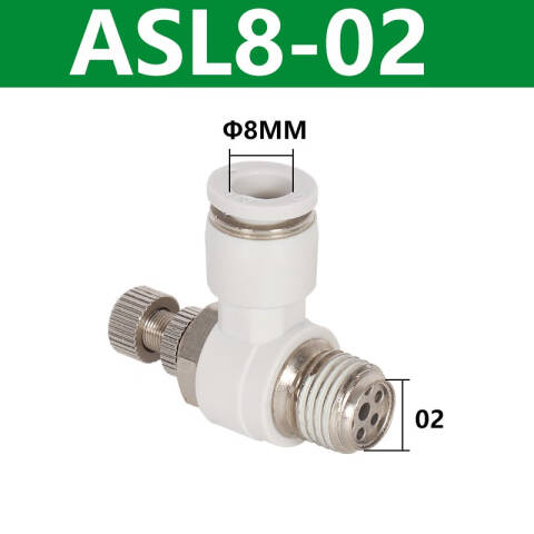 AirTAC/亚德客 单向节流阀 ASL8-02