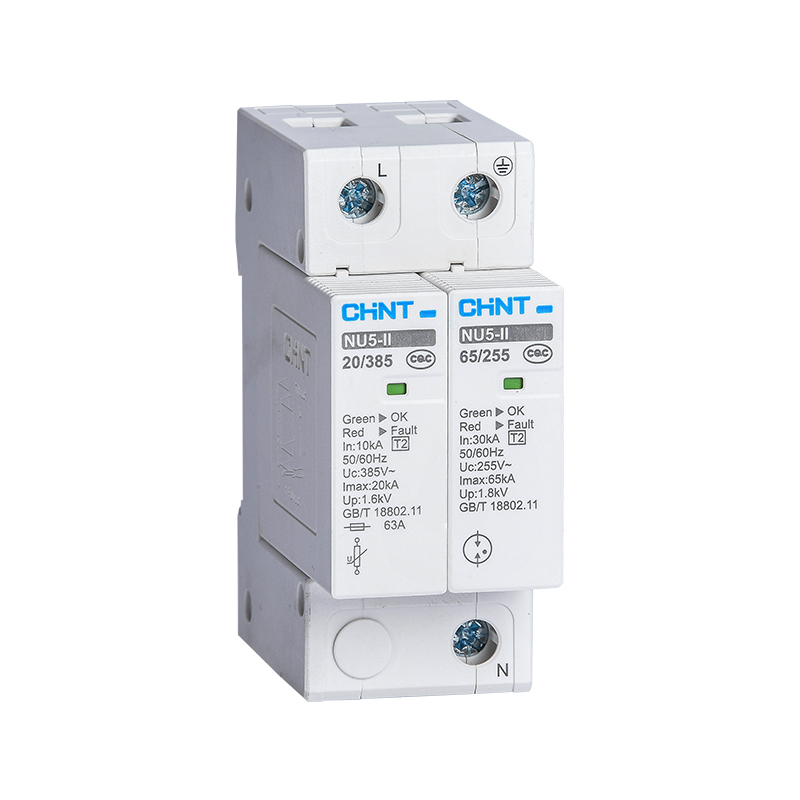 CHINT/正泰 NU5 电涌保护器 NU5-Ⅱ 100kA/275V 1P+N(R)
