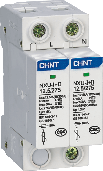 CHINT/正泰 NXU 电涌保护器 3个/盒，45个/箱 NXU-Ⅱ/F 20kA/275V 4P