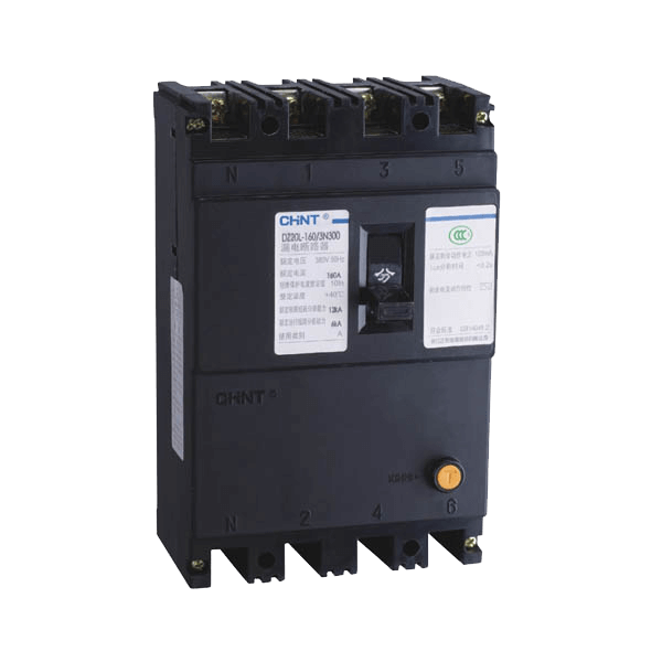CHINT/正泰 DZ20L 塑壳漏电保护断路器 DZ20L-160/3N300 100A 300mA G