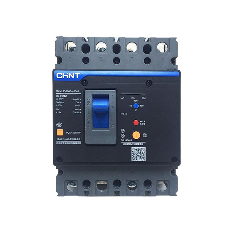 CHINT/正泰 NXMLE 塑壳漏电保护断路器 带分励脱扣器 NXMLE-160H/4310B 125A A AC230V
