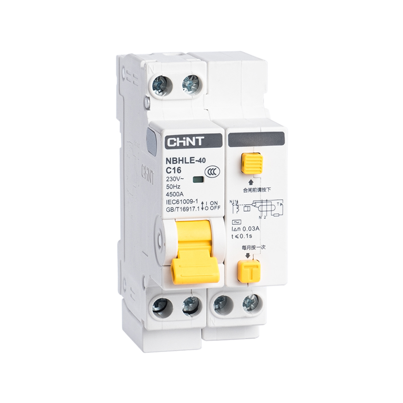 CHINT/正泰 NBHLE-40 剩余电流动作断路器 NBHLE-40 1P+N C20 0.03A A型
