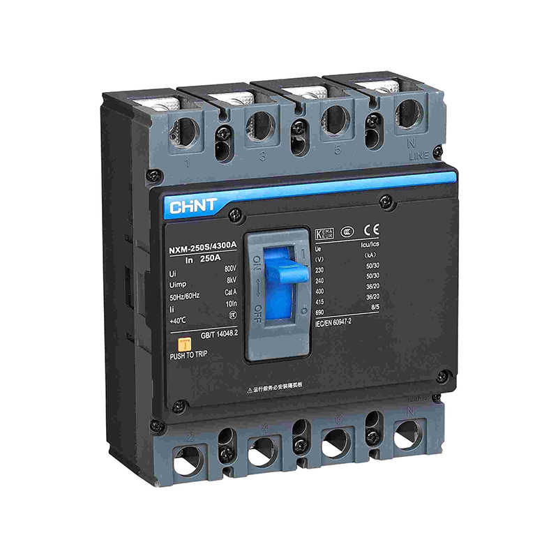 CHINT/正泰 NXM 塑壳配电保护断路器 NXM-250S/4340B 250A AC400V