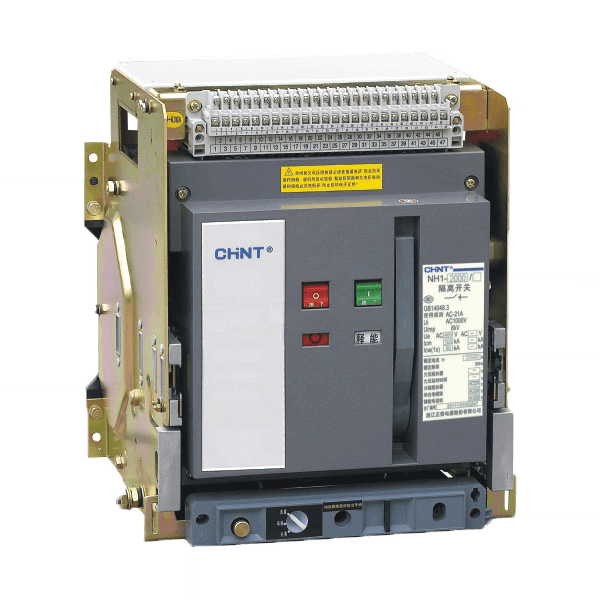 CHINT/正泰 NH1 框架断路器 NH1-2000-2000A/3P电动抽屉隔离开关AC380/400