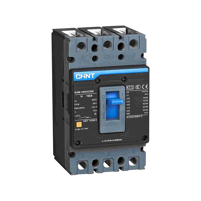 CHINT/正泰 NXM 塑壳配电保护断路器 NXM-160H/3340G 63A DC24V