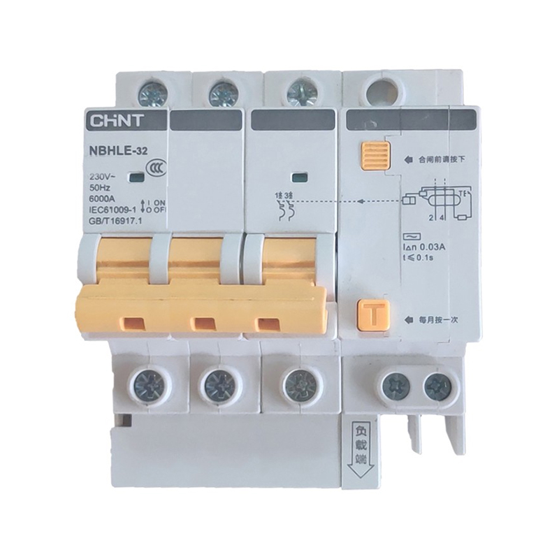 CHINT/正泰 NBHLE-32 剩余电流动作断路器 NBHLE-32 3P C6 300mA A型