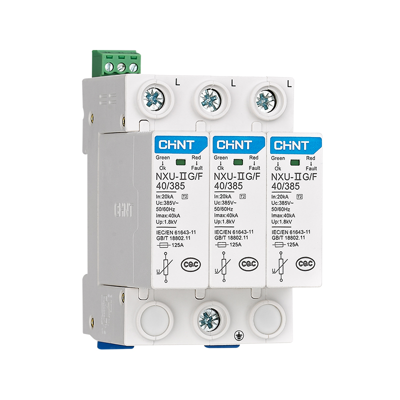 CHINT/正泰 NXU 电涌保护器 NXU-ⅡG 100kA/385V 3P