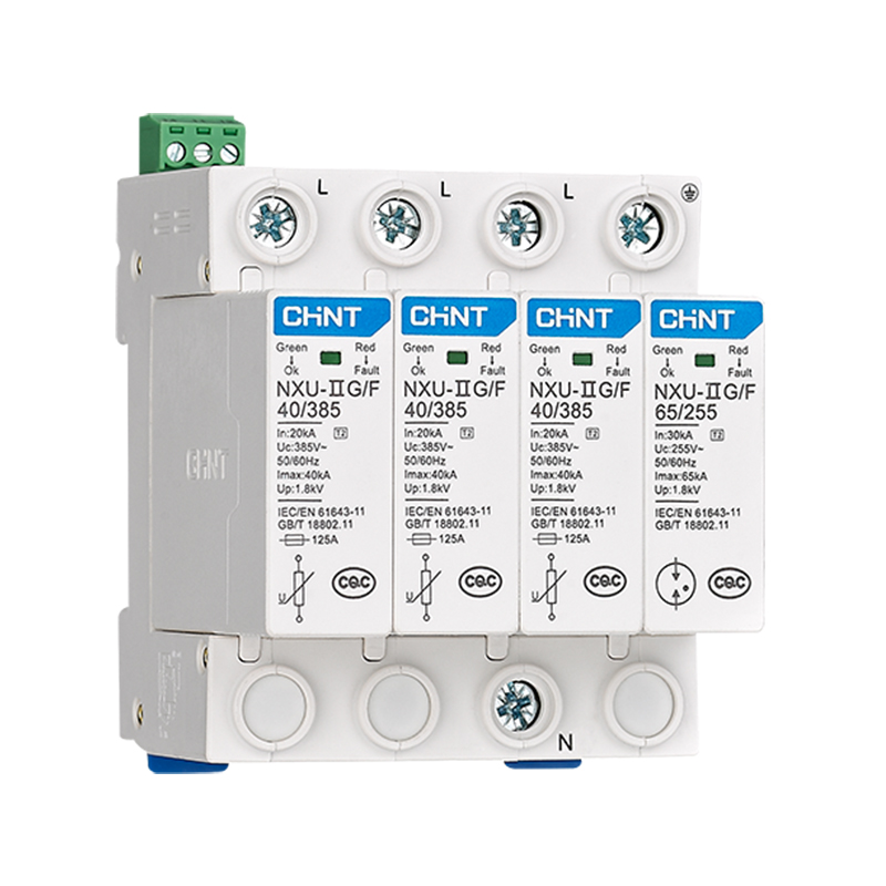 CHINT/正泰 NXU 电涌保护器 NXU-ⅡG/F 40kA/440V 4P
