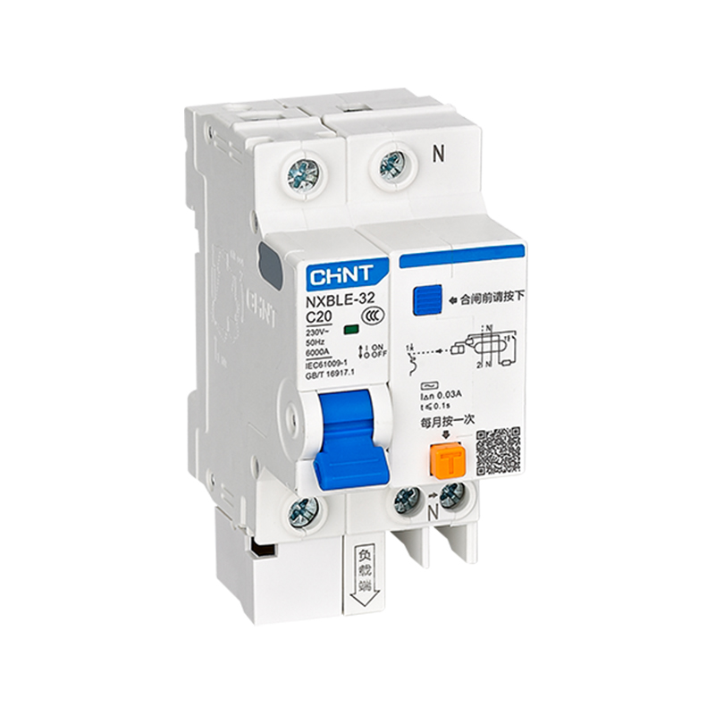 CHINT/正泰 NXBLE-32 剩余电流动作断路器 NXBLE-32 1P+N B32 10mA 6kA
