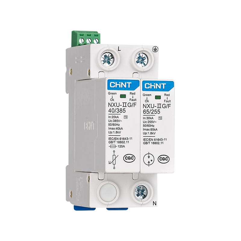 CHINT/正泰 NXU 电涌保护器 NXU-ⅡG 100kA/385V 1P+N