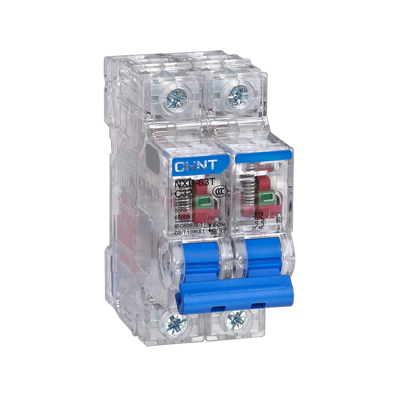 CHINT/正泰 NXB-63T 透明壳微型断路器 NXB-63T 2P C40