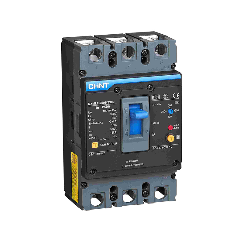 CHINT/正泰 NXMLE 塑壳漏电保护断路器 带分励脱扣器 NXMLE-250S/3310 180A C DC24V