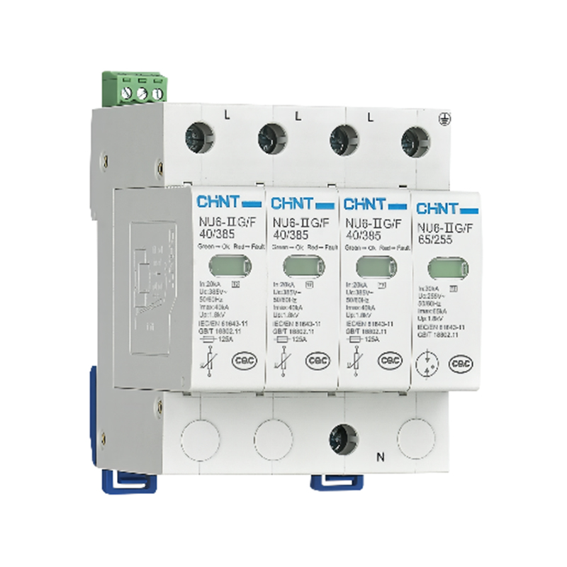 CHINT/正泰 NU6 电涌保护器 NU6-ⅡG/F 40kA/275V 4P