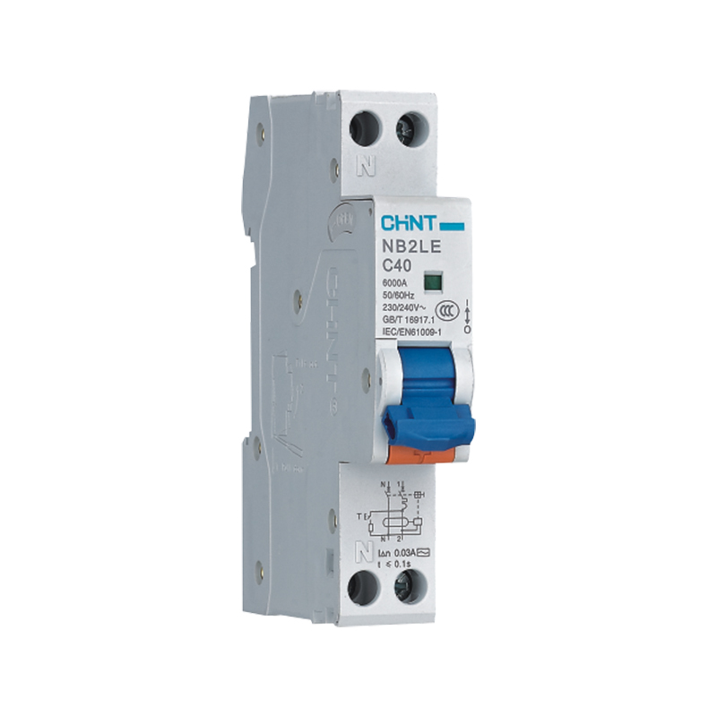 CHINT/正泰 NB2LE-80ZT 剩余电流动作断路器 NB2LE-80ZT 1P+N C40 30mA AC型 6kA 环保