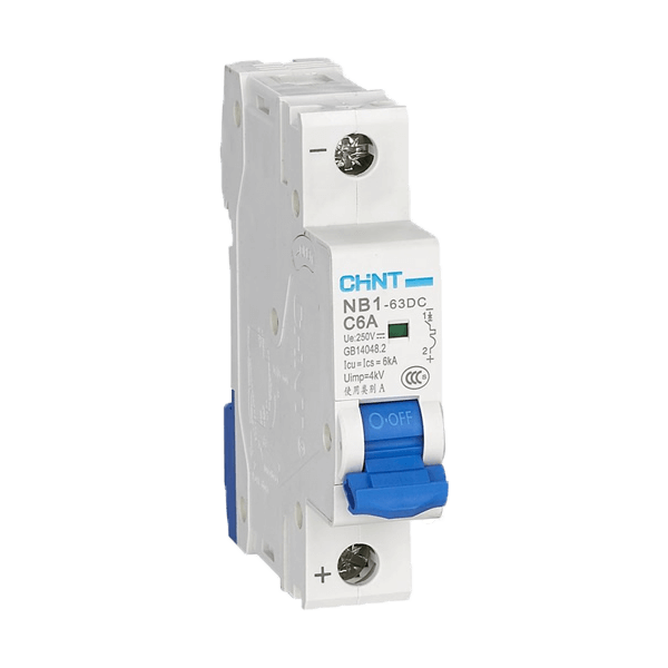 CHINT/正泰 NB1-63 微型断路器 NB1-63DC 2P C3A DC500V 6kA(R)