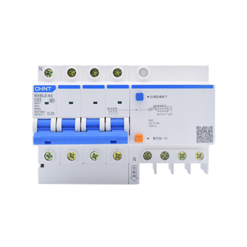 CHINT/正泰 NXBLE-63 剩余电流动作断路器 NXBLE-63 4P C32 300mA A型 6kA
