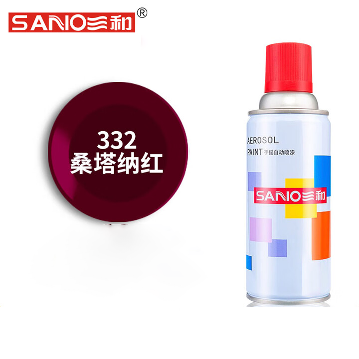 SANVO/三和 自喷漆 J2A332-60桑塔纳红 350ml