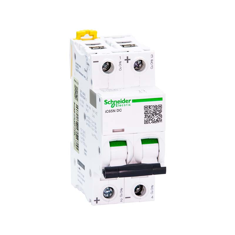 施耐德 iC65N-DC直流微型断路器 Acti9 iC65N DC 2P C 10A MCB